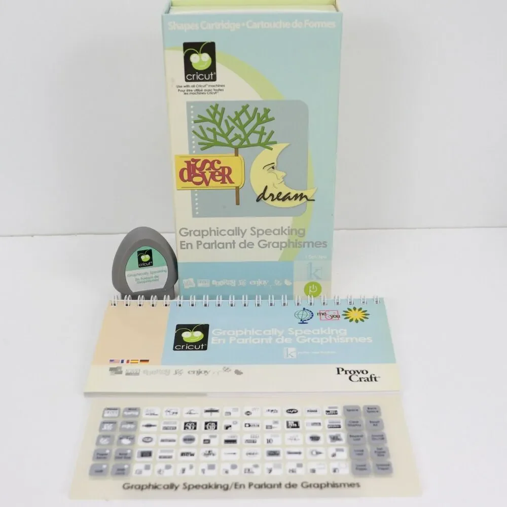 Cricut Graphically Speaking, Signs, Shapes, Phrases, Words, Jumbles, Icons